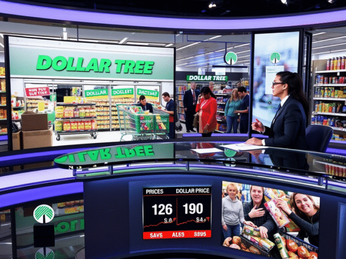 Dollar Tree raising prices again in 2024 – customers shopping in a Dollar Tree store with new price tags displayed