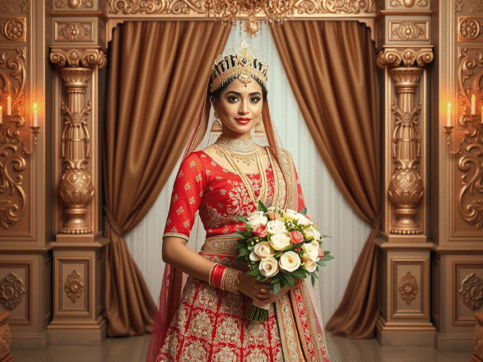 Diadem - Bridal Lehe: A Royal Pairing for the Modern Bride 👑