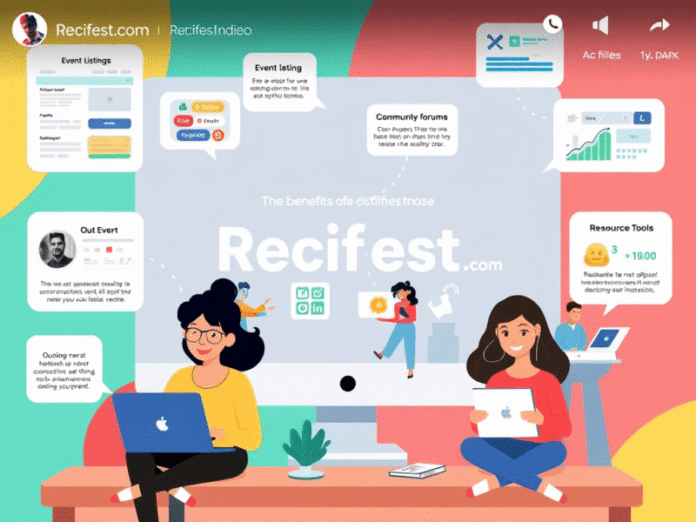 Screenshot of the Recifest.com homepage – Overview of the trending website Recifest .com